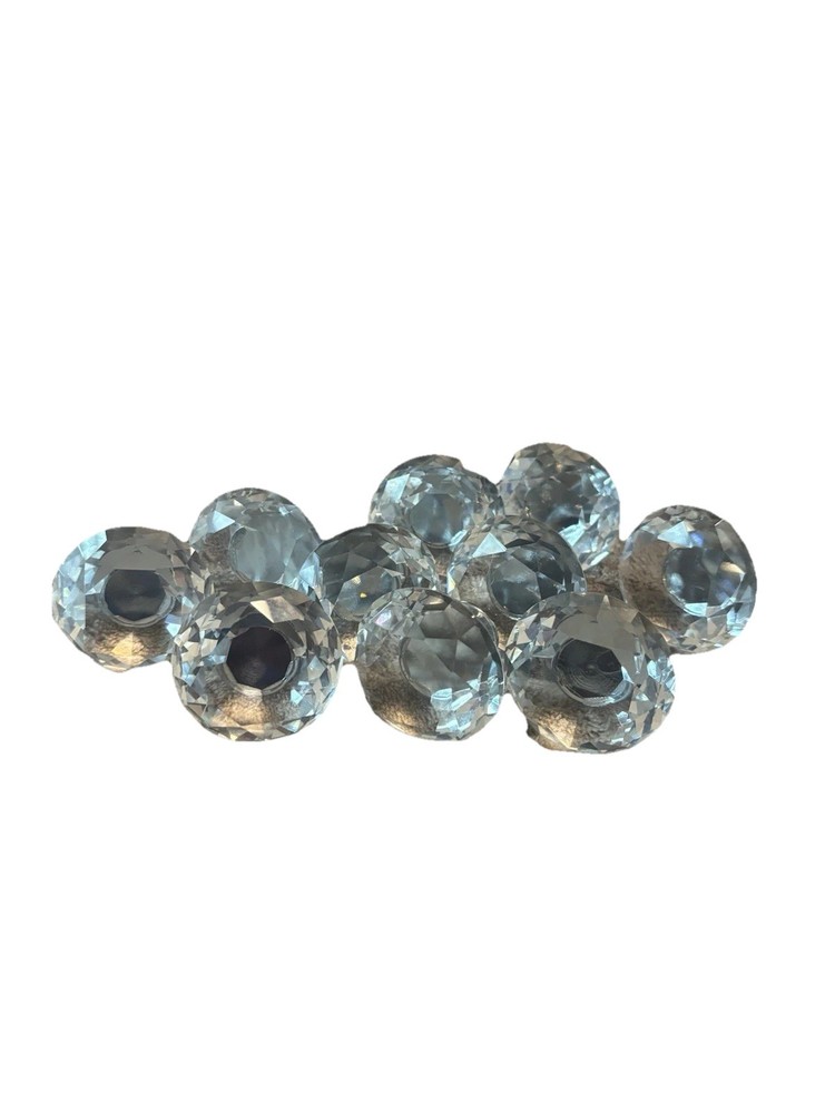 Glass Clear Drawer Knobs (Set Of 11)