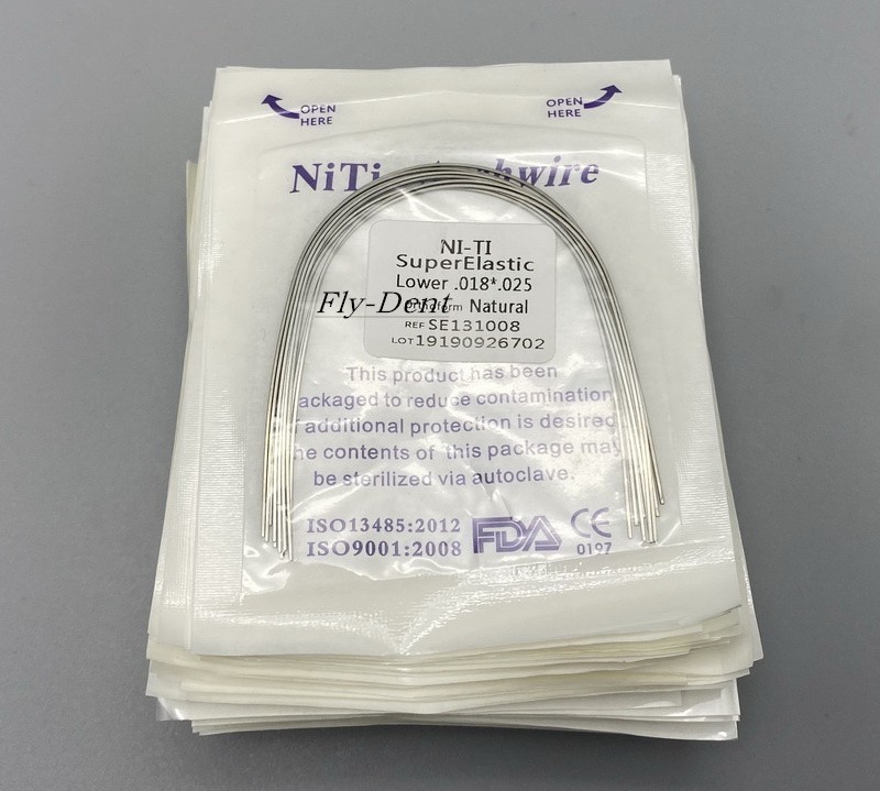 100pcs Dental Orthodontic Niti Super Elastic Arch Wire Natural Form Rectangular