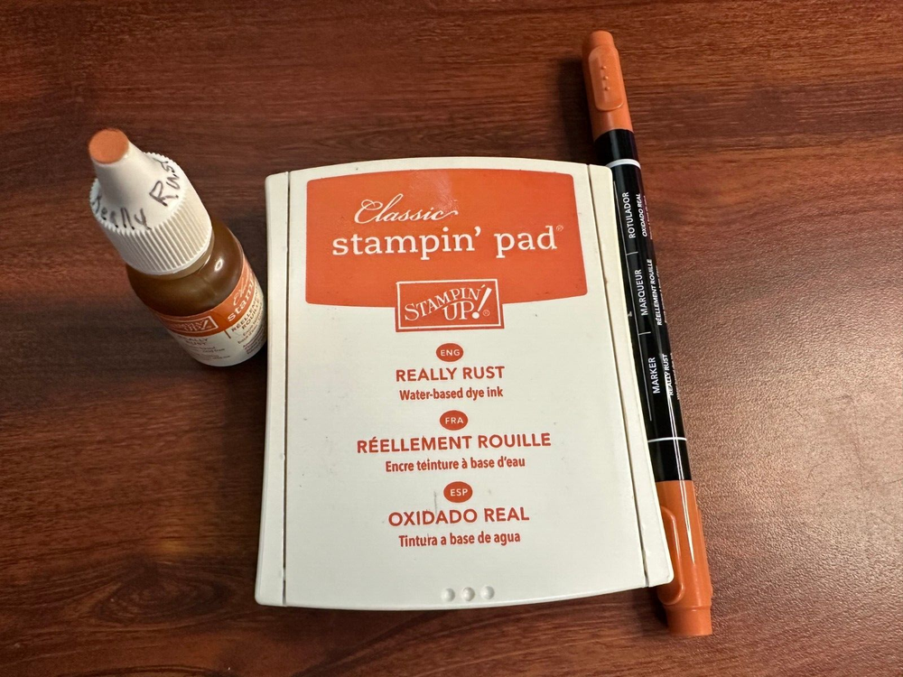 Stampin Up Classic Ink Refill, Marker & Pad ~ Really Rust ~ P2