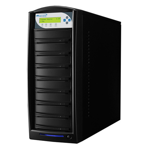 1-7 Network DVD CD Disc Duplicator Copier USB 3.0 + 320GB HDD SHARKNET-7T-DVD-BK