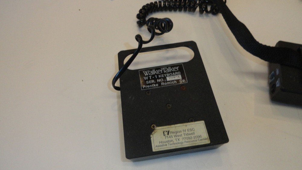 PP1: Prentke Romich Walker Talker WT-1 w/keyboard