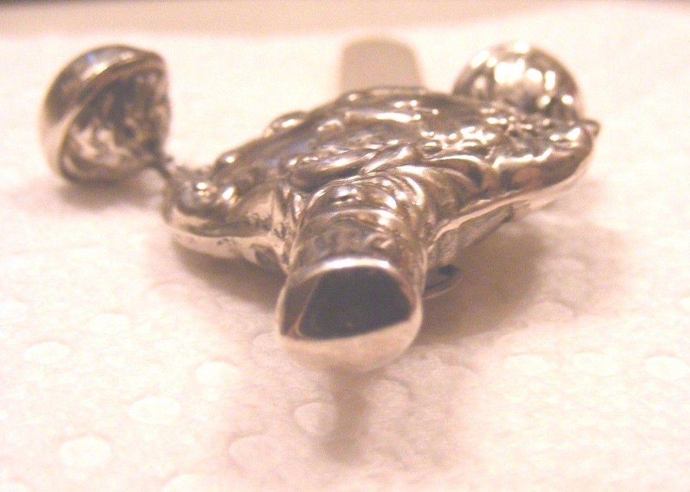 1906 Birmingham Sterling Silver MOP "Hey Diddle Diddle Rattle