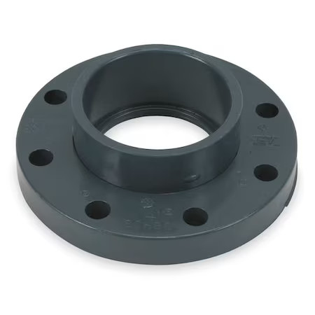 Pvc Pvc Flange, Socket, 4 In Pipe Size, 854-040