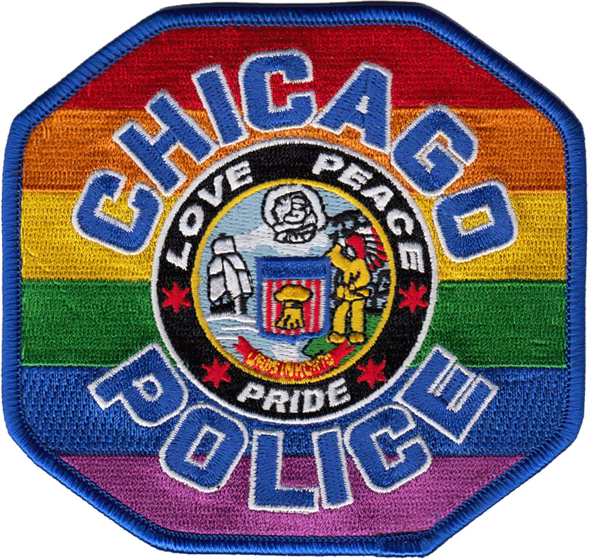 CHICAGO POLICE SHOULDER PATCH: Gay Pride