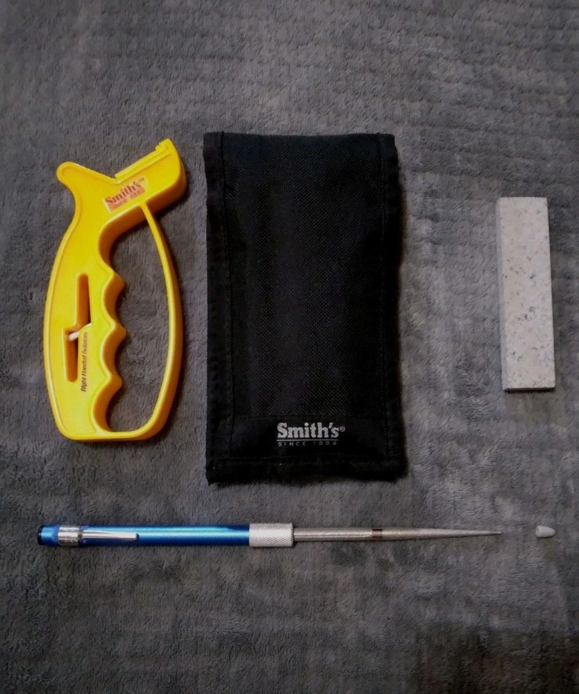 Rare Smiths 3 Peice Knife Sharpener Kit