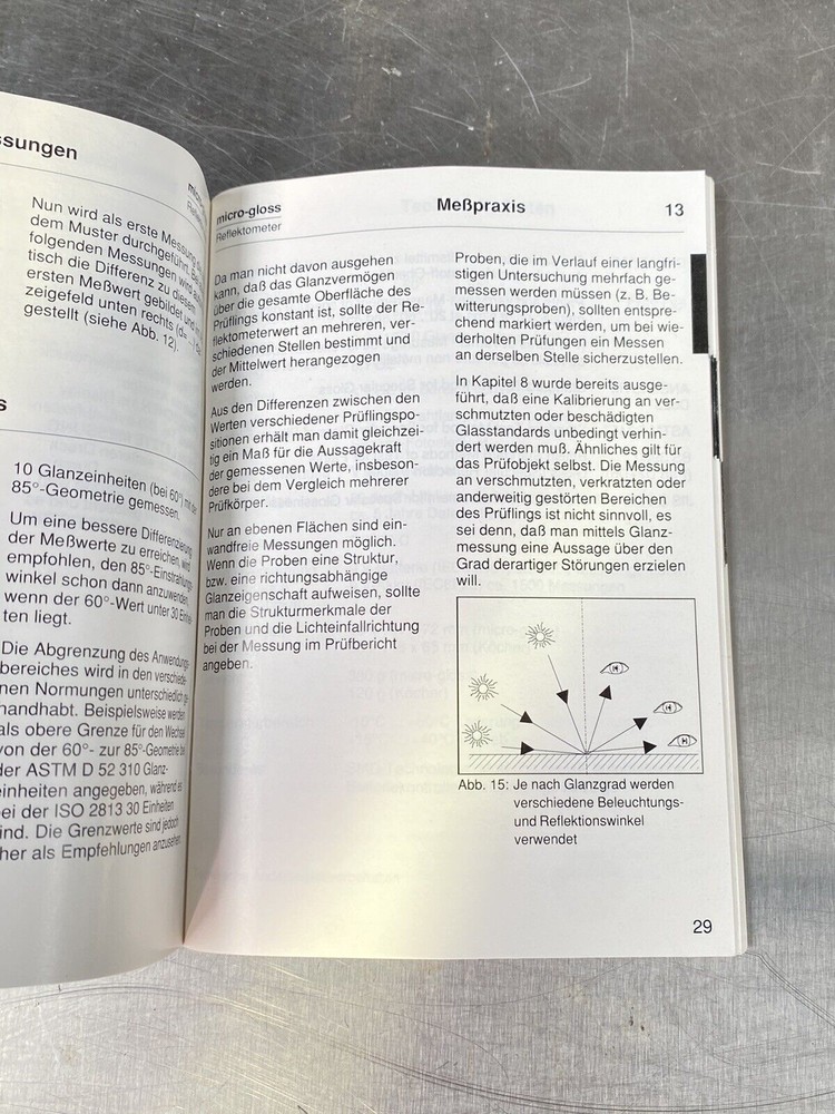 Gardner Micro-gloss Geometry 20 60 85 - Users Manual / Guide Book