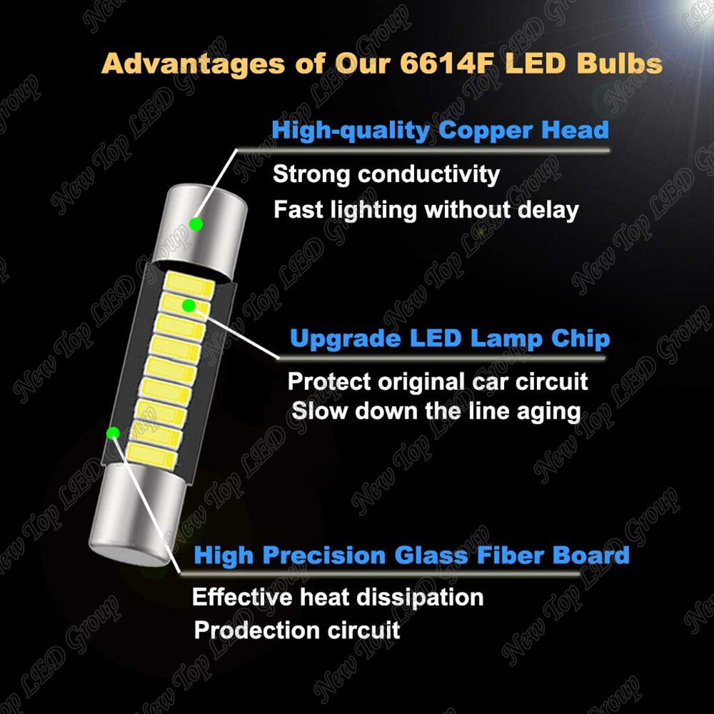 17x White LED Interior Lights Package for 2011 - 2019 2020 2021 Dodge Durango