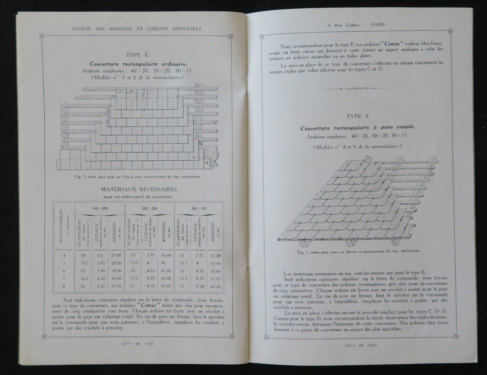 1923 CIMAR Artificial Slate and Cement Catalog Catalog