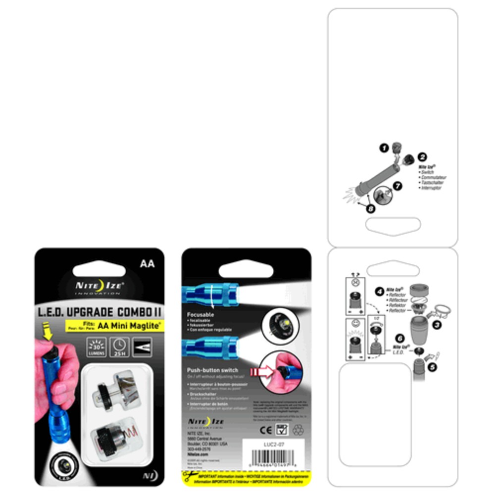 Nite Ize Luc2-07 Single Bulb Led Combo Upgrade Kit