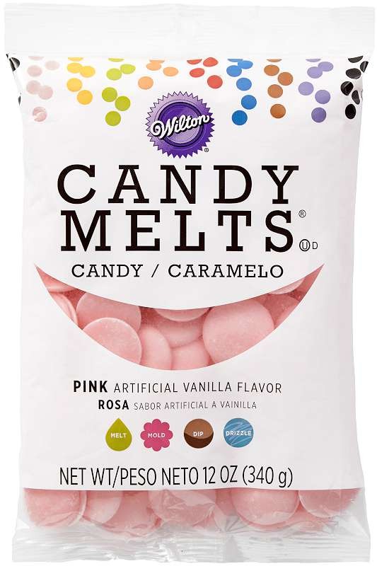 Candy Melts Flavored 12oz Pink, Vanilla