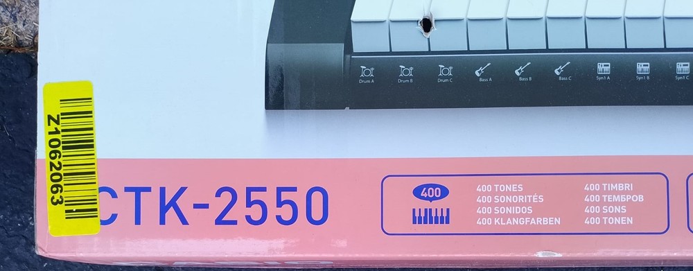 Casio Keyboard PIANO CTK-2550