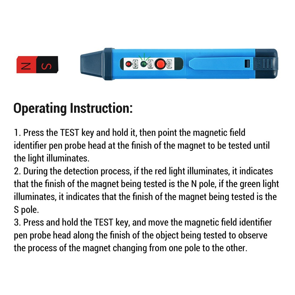 Accurate Magnetic Pole Identifier For Quick Identification Trending