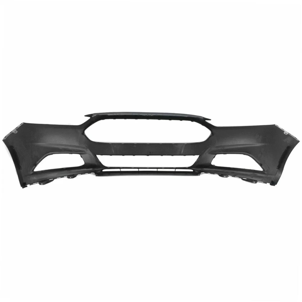 Front Bumper Cover Black Plastic without Parking Sensor Hole Replacement