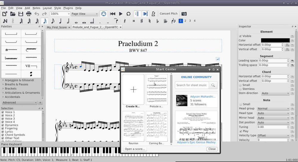 MuseScore Studio Software 2026 Writing Notation Composition for Windows on USB