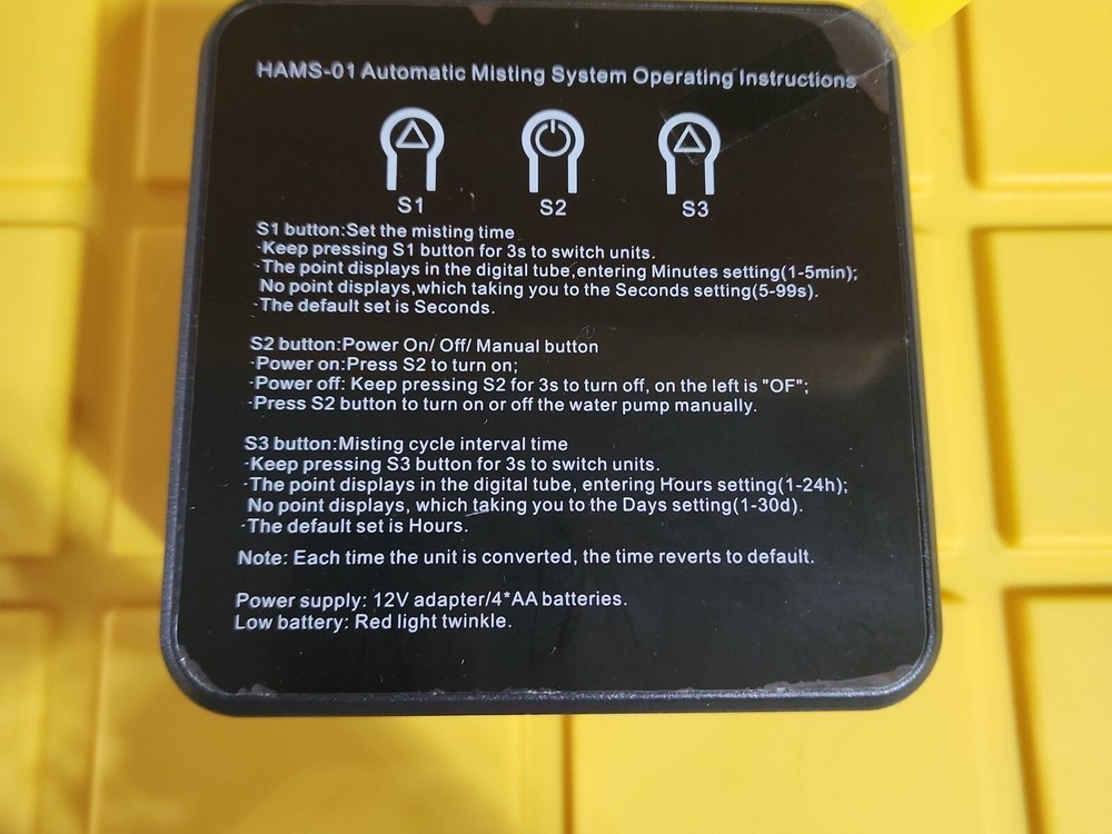 Briidea Hads 01 Automatic Dosing System SEE PICS MOTOR ONLY -