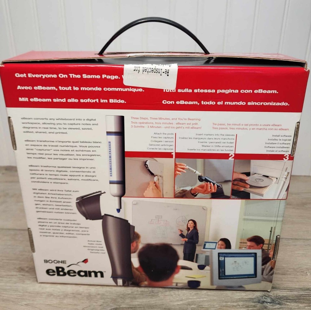 Boone Ebeam White Board Projector Brand New Open Box Tech Gift