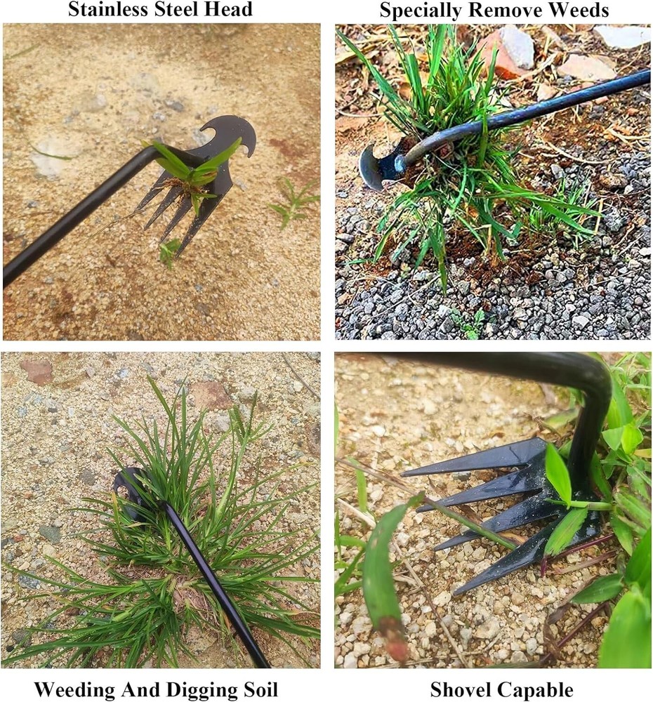 Multi-Functional Weed Puller Set - Anti-Rust Manganese Steel Hand Weeder Tools