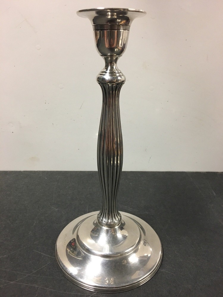 W. M. Rogers Silverplate Candlestick Holders 9"
