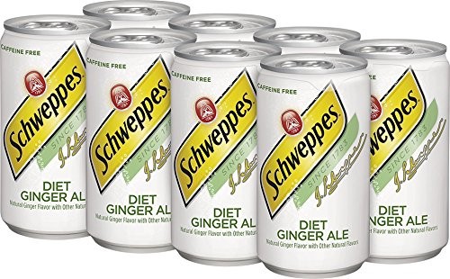 Schweppes Diet Drink, Ginger Ale, 8 ct