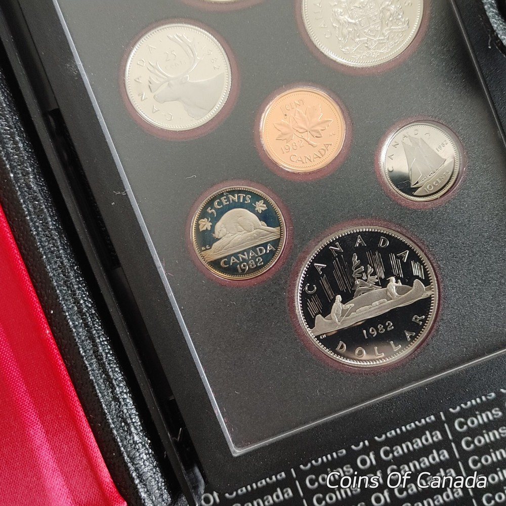 1982 Canada 7 Coin Proof Set - With Special Edition Silver Dollar #coinsofcanada