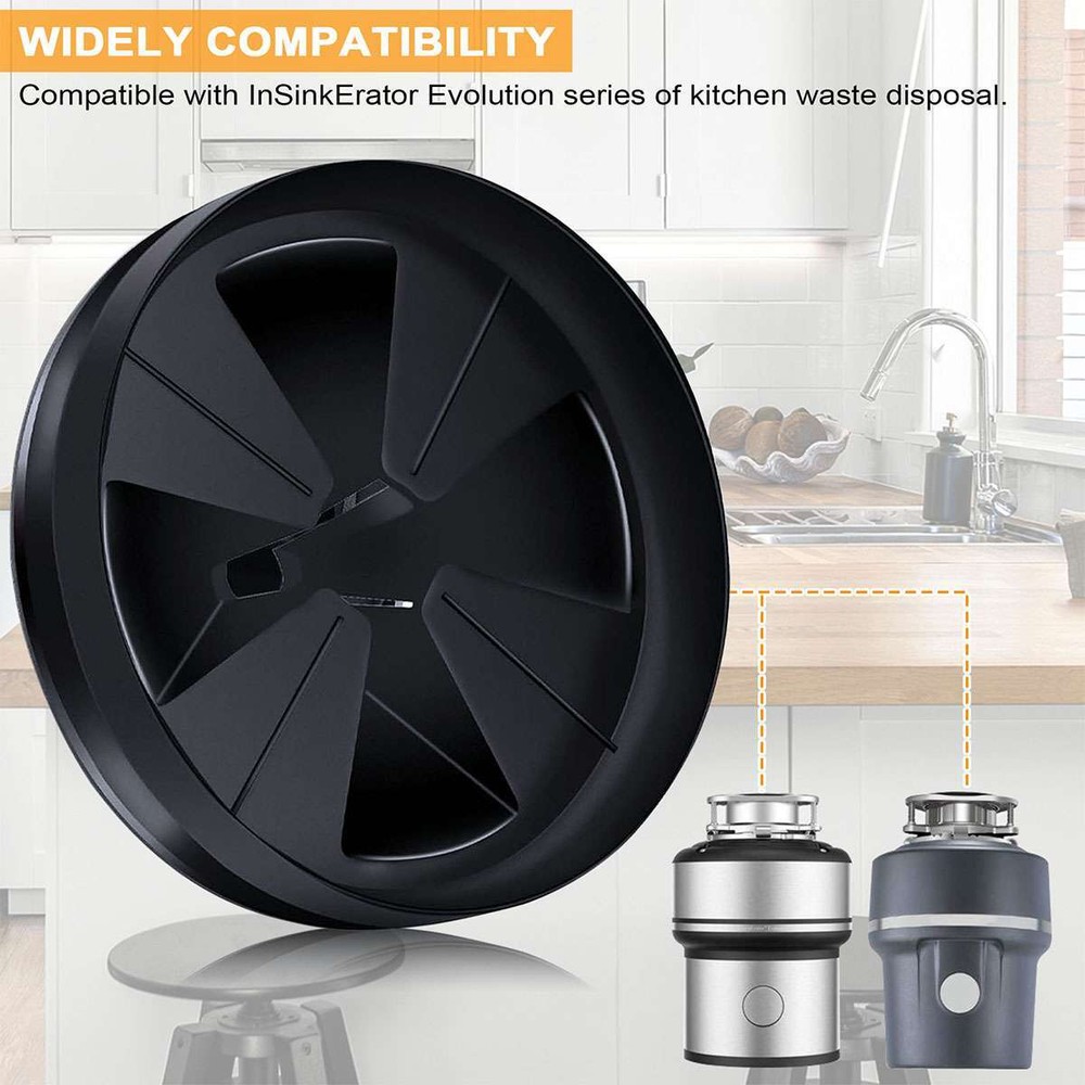 Sink Baffle QCB-AM, Replace for Evolution Series Garbage Disposal Splash Guards