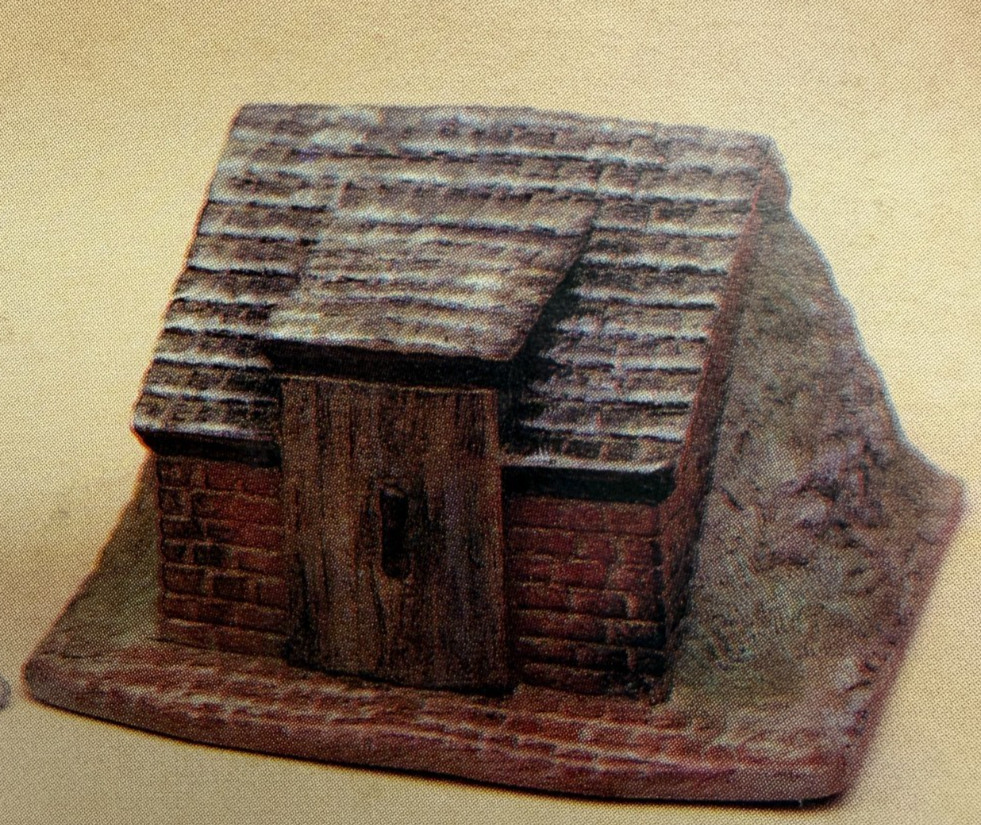 VINTAGE BYRON CERAMIC MOLD #BH-1471 SPRING HOUSE