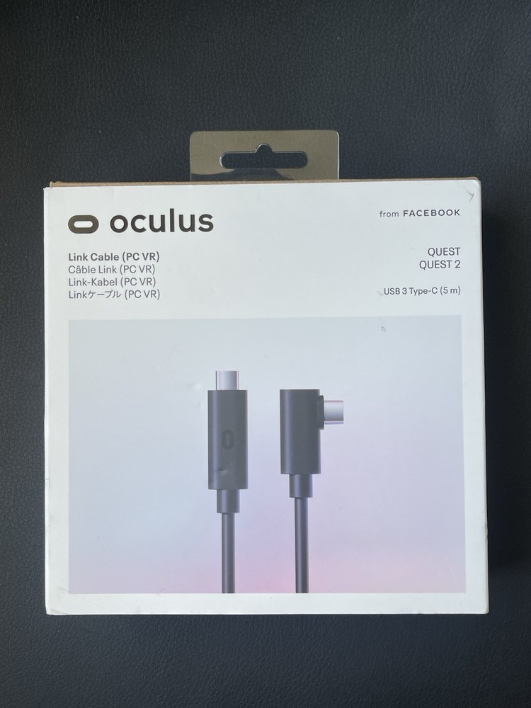 OCULUS QUEST 2 LINK CABLE  USB 3 Type-C   5 METERS  (16 FT)  Black