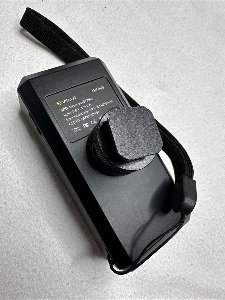 Vello LW-100 Extendá Wi-Fi Camera Remote Control -UNTESTED POWERS ON