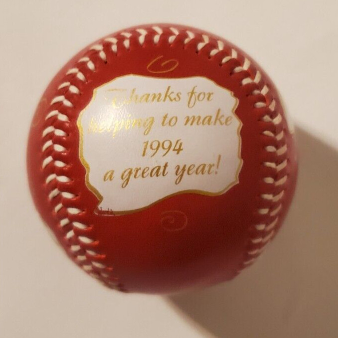 FotoBall 1994 Christmas Baseball