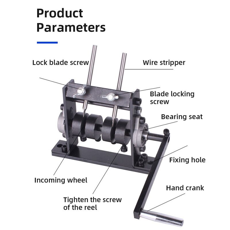 Wire Stripping Machine Scrap Cable Peeling Machines Stripper Wiring Harness Tool