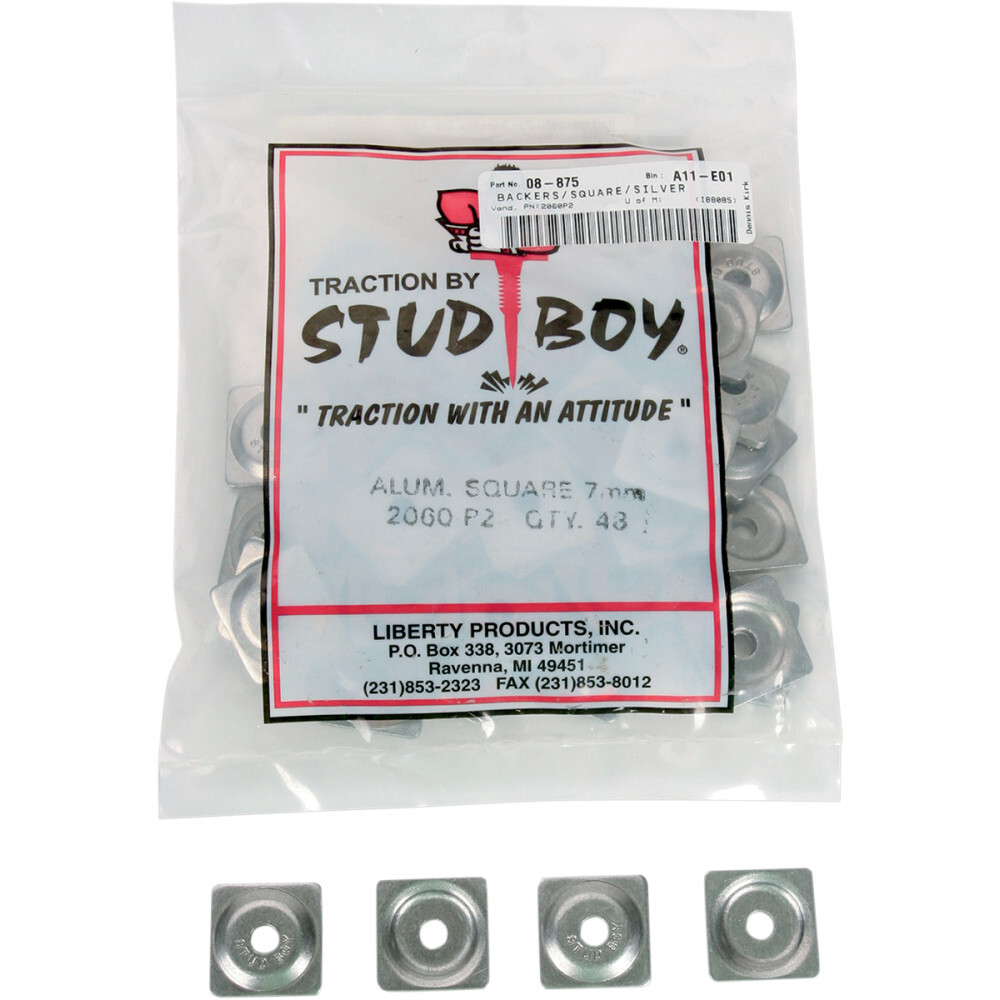 Stud Boy Backer Plates - Aluminum - 7mm - 48 Pack | 2060-P2