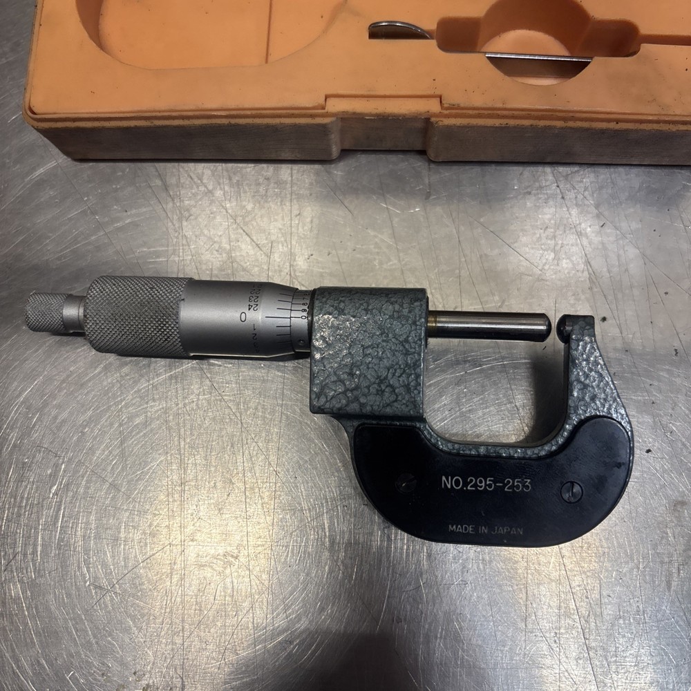 Mitutoyo 295-153 Spherical Micrometer, 0-1" analog rolling indicator ￼