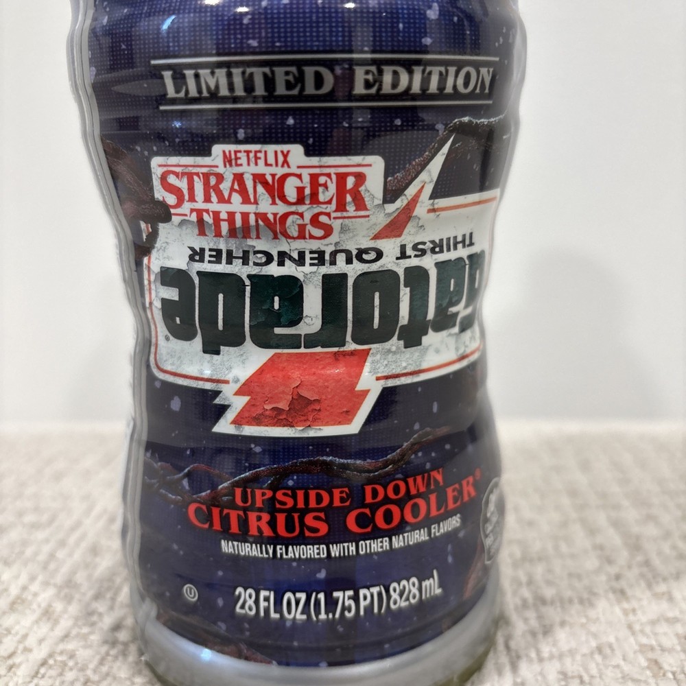 Stranger Things Gatorade Limited Edition Upside Down Citrus Cooler UNOPENED