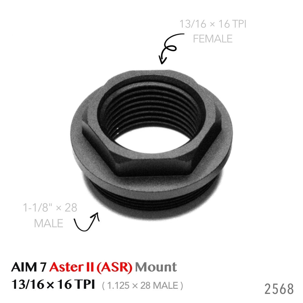 AIM7 Precision ARCHER TB Modular Linear Compensator Body w/ End Cap & Adapter