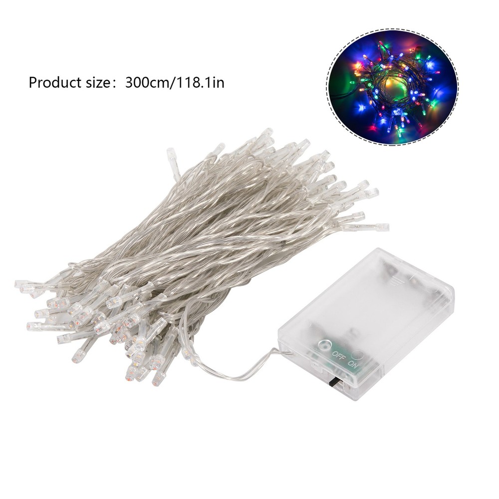 80-LED-Bead String Light 4 Colors Decorative Light Atmosphere Lamp W/ Controller