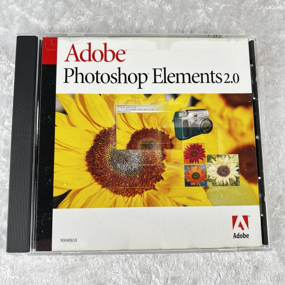 Adobe Photoshop Elements 2.0 - PC/Mac - 49230366 - New, Open Box