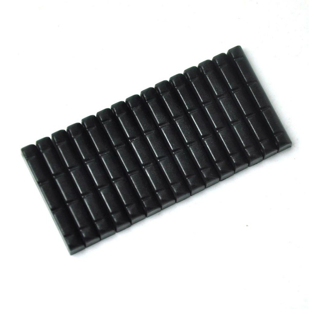 50pcs Universal Ukulele Bridge Pins Upper Nut Saddle Plastic Black