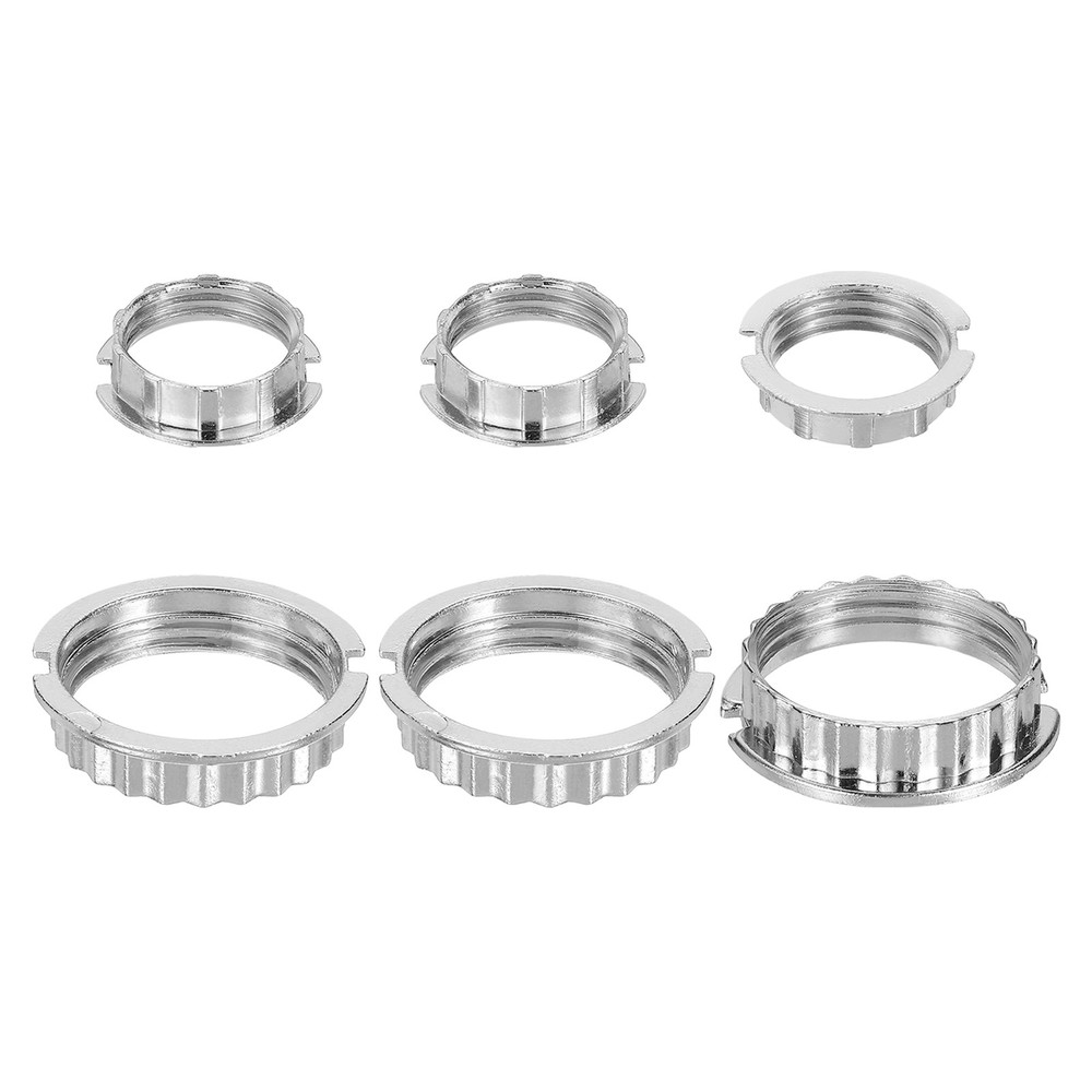 3Set G9 Light Socket Ring Metal for 1-1/16in & 3/4in Thread Diameter G9 Socket