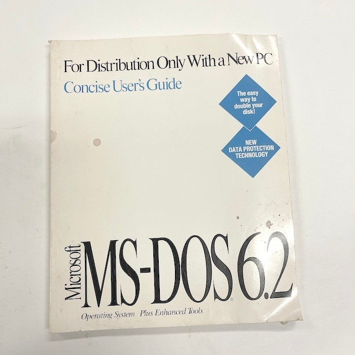 1993 Concise User's Guide for Microsoft MS-DOS 6.2