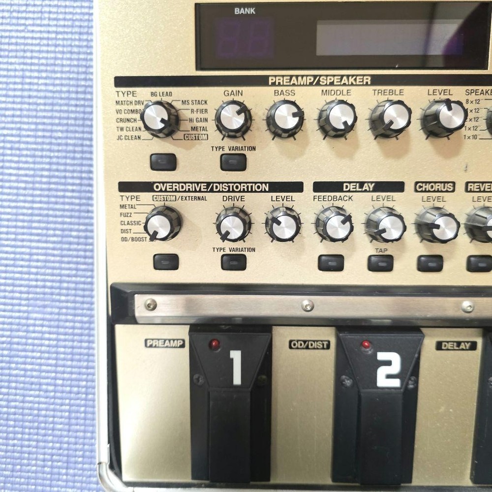 BOSS GT-6 Multi-Effects Processor with Hard Case and KORG Tuner