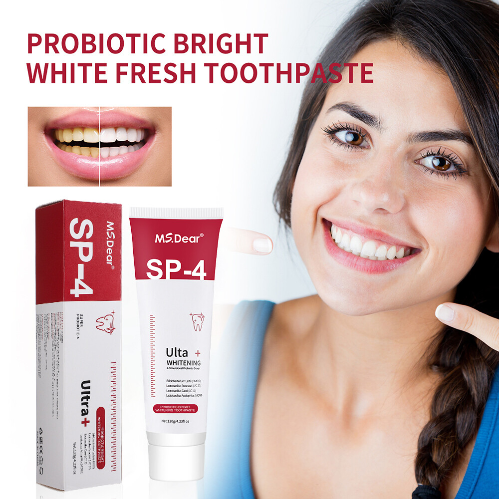 3Pcs SP-4 Probiotic Toothpaste, Sp-4 Toothpaste Whitening ,Remove yellow teeth