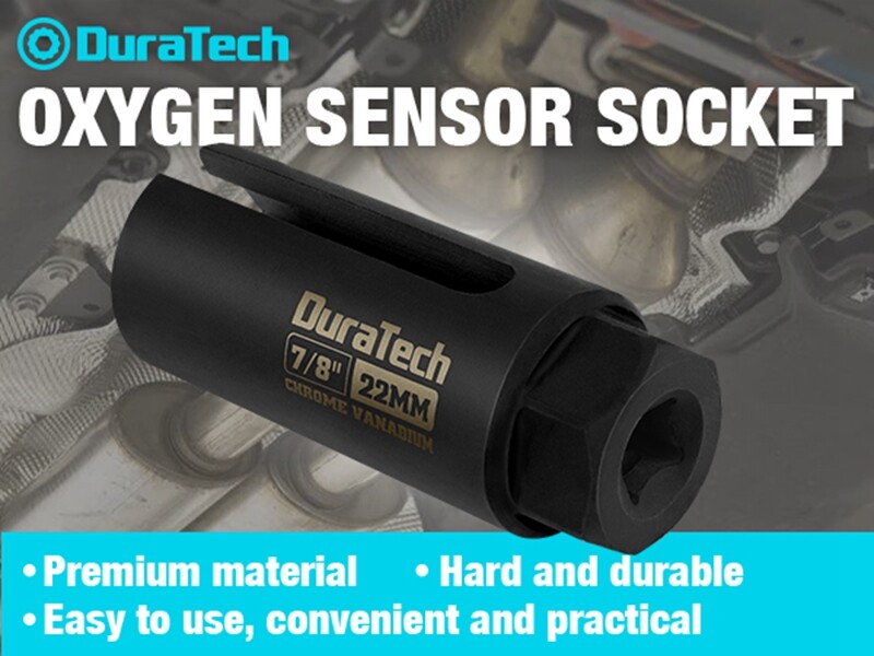 DURATECH O2 Oxygen Sensor Socket 3/8" Drive 7/8" 22mm Oxygen Sensor Remover Tool