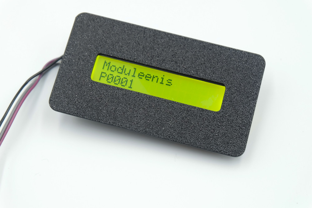 Frame bezel for LCD 1602