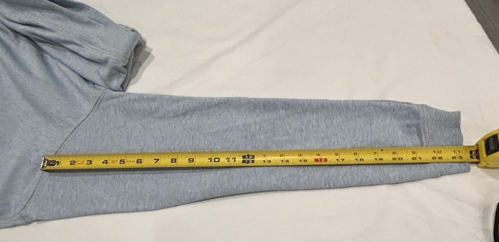 Johnnie O Sully 1/4 Zip Pullover Mens Size Small Light Blue Gray