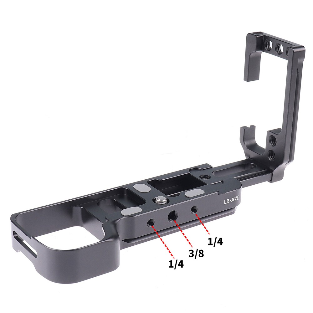 Extendable Vertical Quick Release Plate L Bracket Grip for Sony Alpha a7C