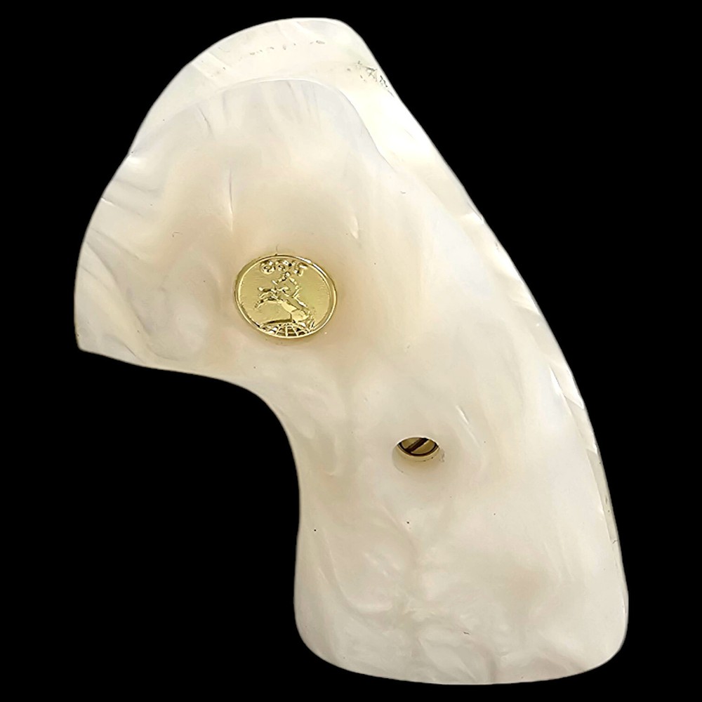 Luxury White Pearl Grips for Colt Python / Anaconda – Models 2019 & Up