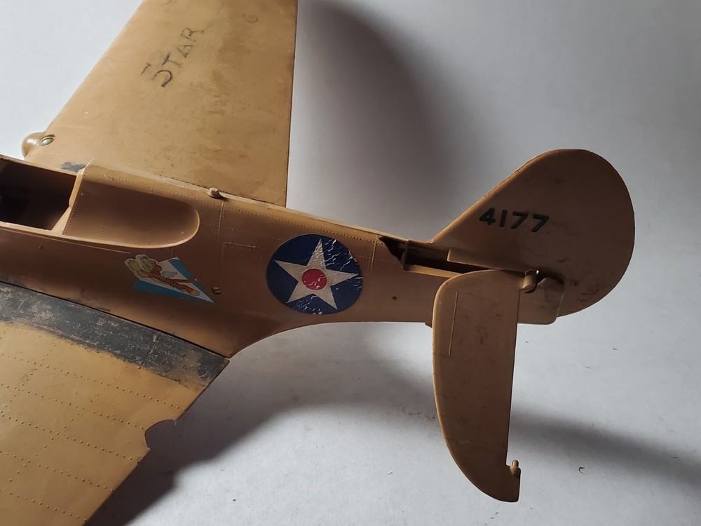 Cox Thimble Drome P-40 Warhawk Flying Tiger WWII Tether Plane .049 Control Line