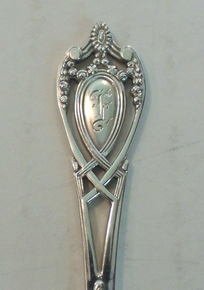 SET/5 ROGERS, LUNT & BOWLEN SOLID STERLING SILVER "MOTICELLO" BUTTER SPREADERS