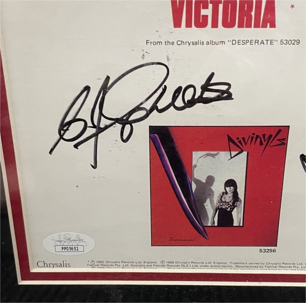 The Divinyls Signed Autographed Record Sleeve Chrissy Amphlett Mark McEntee JSA