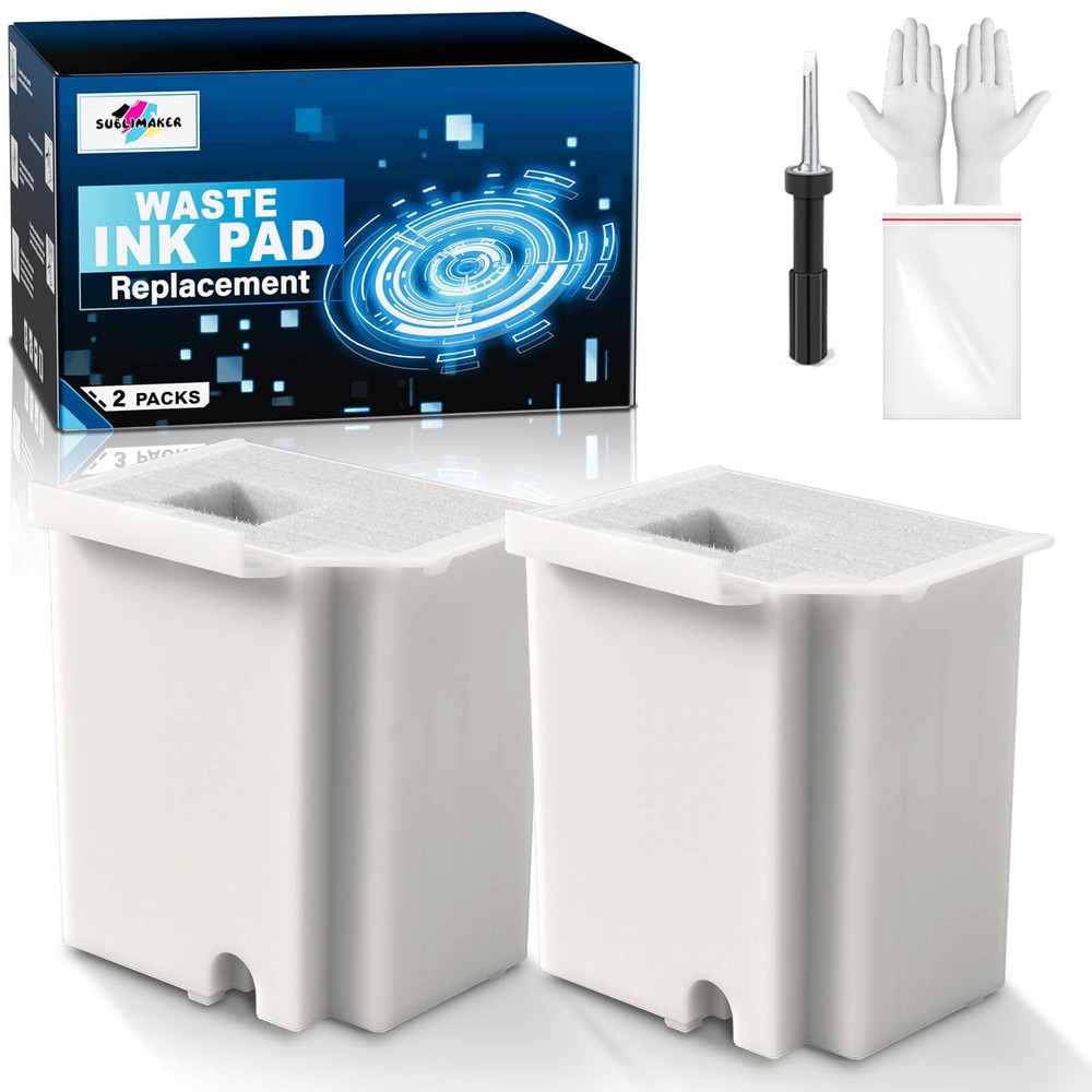 SUBLIMAKER Waste Ink Pad Replacement with Reset Software White Pad2
